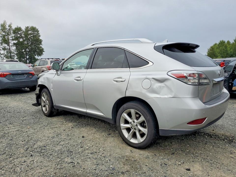2012 Lexus Rx VIN JTJBK1BA1C2445254 COPART salvage auction — FRONT END, Wa - Bill Of Sale, sold $2,700 on 2026-07-20 (photo 2)