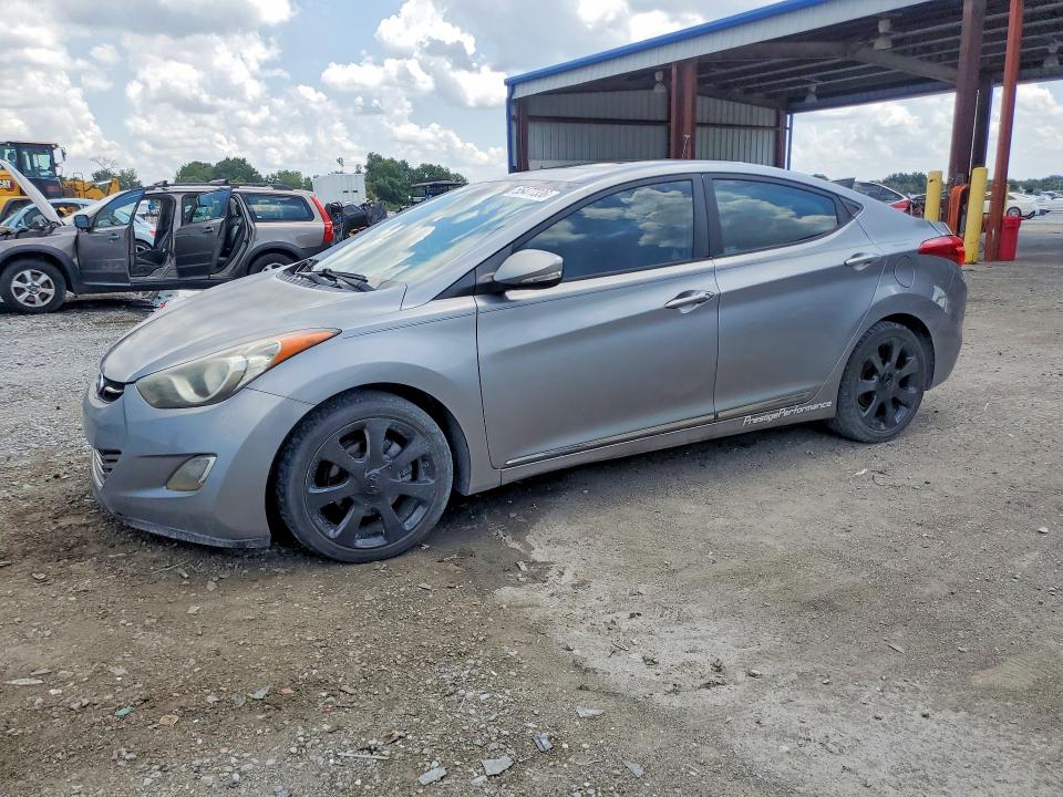 2012 Hyundai Elantra VIN KMHDH4AE9CU265102 COPART salvage auction — REAR END, Fl - Cert Of Title Slvg Rebuildable, sold $1,350 on 2026-07-17 (photo 1)