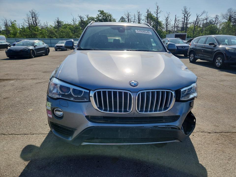 2017 BMW X3 VIN 5UXWX7C37H0W39684 COPART salvage auction — FRONT END, Ny - Mv-907A Salvage Certificate, sold $1,550 on 2026-07-20 (photo 5)