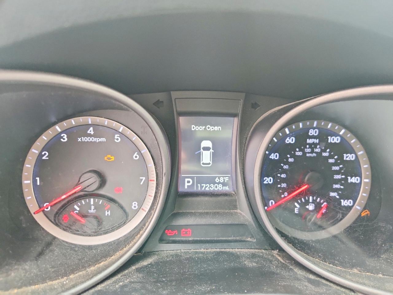 2016 Hyundai Santa Fe VIN 5XYZTDLB4GG352036 COPART salvage auction — Normal Wear, IL - CERTIFICATE OF TITLE, sold $1,700 on 2026-07-09 (photo 9)