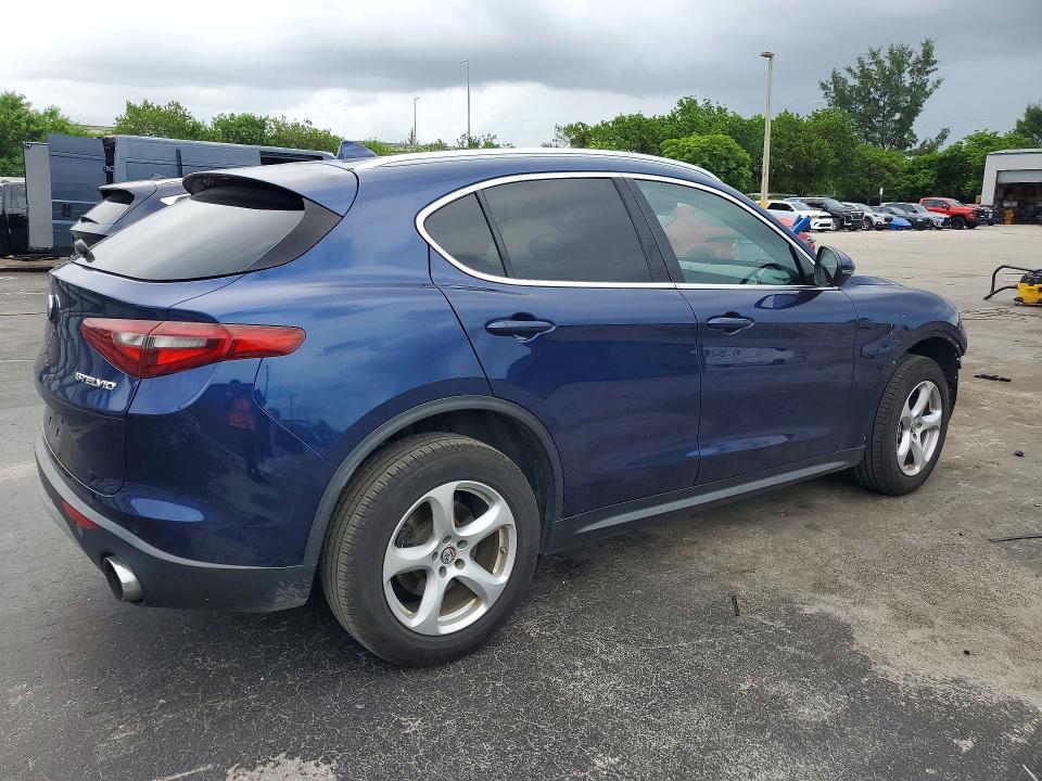 2018 Alfa romeo Stelvio VIN ZASFAKAN4J7B79219 COPART salvage auction — FRONT END, ID - SALVAGE CERTIFICATE OF TITLE, sold $2,850 on 2026-09-02 (photo 3)