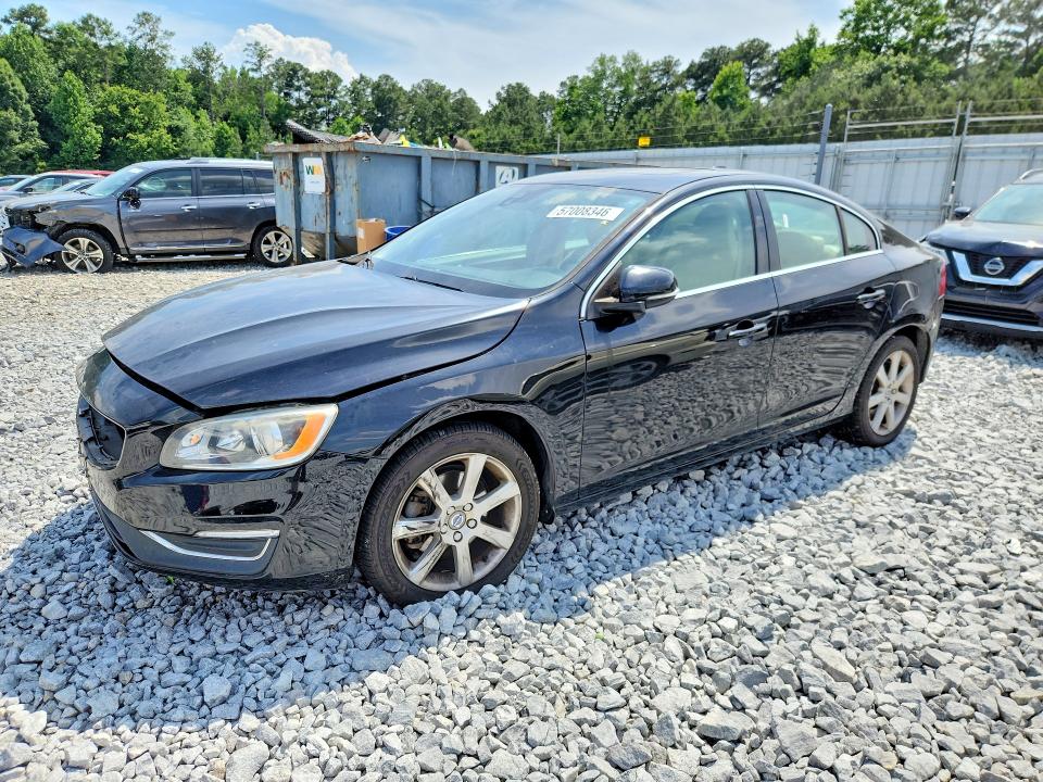 2016 Volvo S60 VIN YV126MFKXG2410806 COPART salvage auction — FRONT END, Ga - Cert Of Title-Salvage, sold $350 on 2026-07-09 (photo 1)