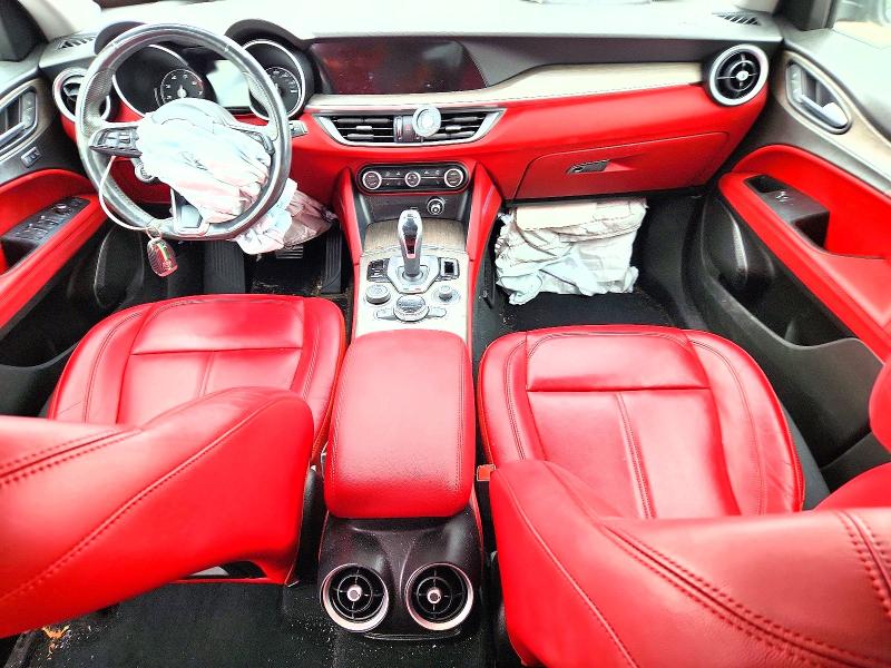 2021 Alfa romeo Stelvio VIN ZASPAKBN7M7D19531 COPART salvage auction — FRONT END, Ny - Mv-907A Salvage Certificate, sold $3,650 on 2026-07-13 (photo 8)