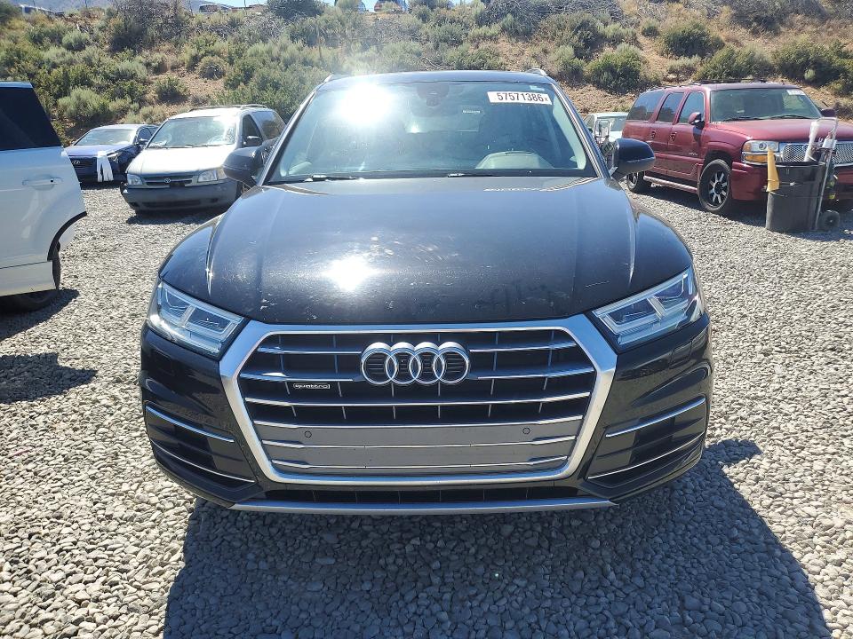 2018 Audi Q5 VIN WA1BNAFYXJ2233932 COPART salvage auction — SIDE, Nv - Salvage Title, sold $9,400 on 2026-08-27 (photo 5)