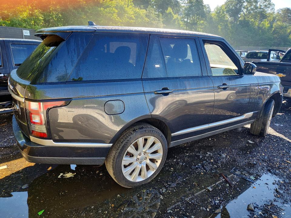 2016 Land rover RANGE ROVER VIN SALGS2EF8GA264727 COPART salvage auction — FRONT END, Md - Cert Of Salvage > 75% Damage, sold $5,700 on 2026-07-31 (photo 3)