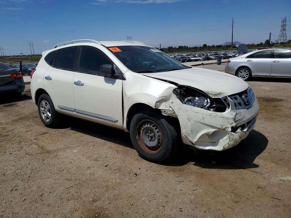 2015 Nissan Rogue VIN JN8AS5MT2FW671583 COPART salvage auction — FRONT END, Id - Salvage Certificate Of Title, sold $375 on 2026-07-17 (photo 4)