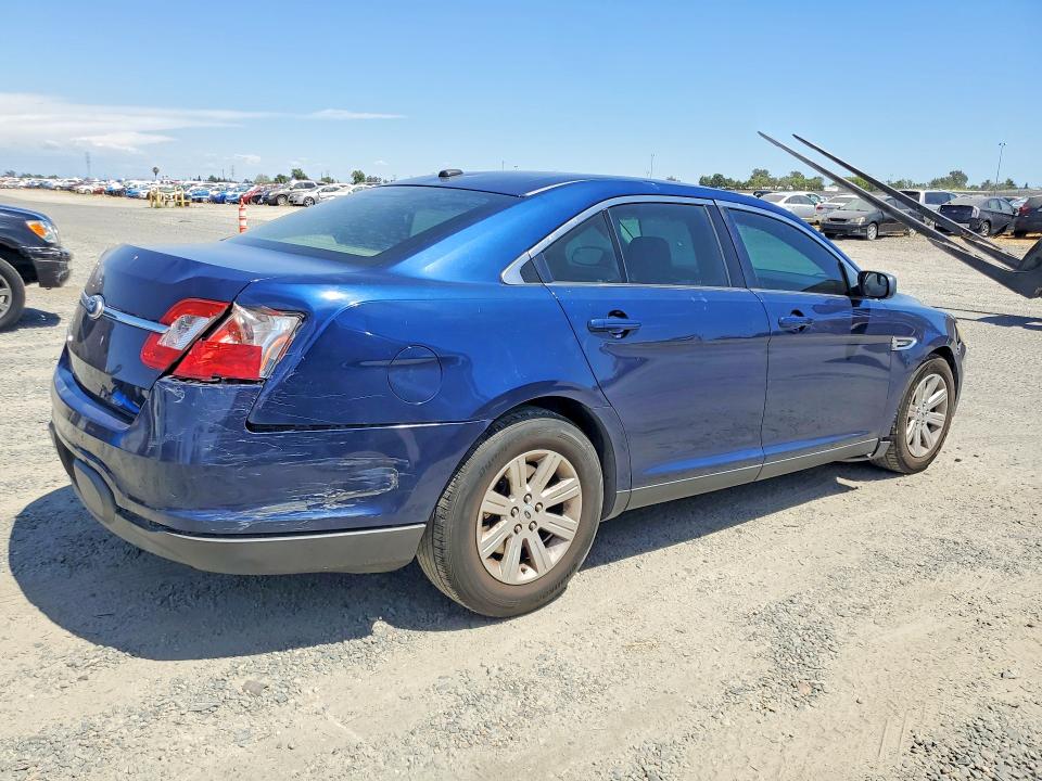 2012 Ford Taurus VIN 1FAHP2DW2CG124152 COPART salvage auction — FRONT END, Ca - Salvage Certificate, sold $200 on 2026-07-09 (photo 3)