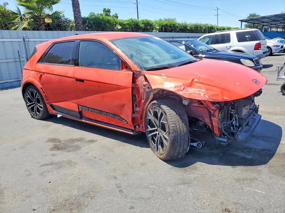 2025 Hyundai Ioniq VIN KM8KNDA85SU003389 COPART salvage auction — FRONT END, CA - SALVAGE CERTIFICATE, sold $10,200 on 2026-07-28 (photo 4)