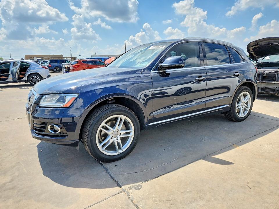 2016 Audi Q5 VIN WA1C2AFPXGA058634 COPART salvage auction — NORMAL WEAR, Tx - Certificate Of Title, sold $4,200 on 2026-07-30 (photo 1)
