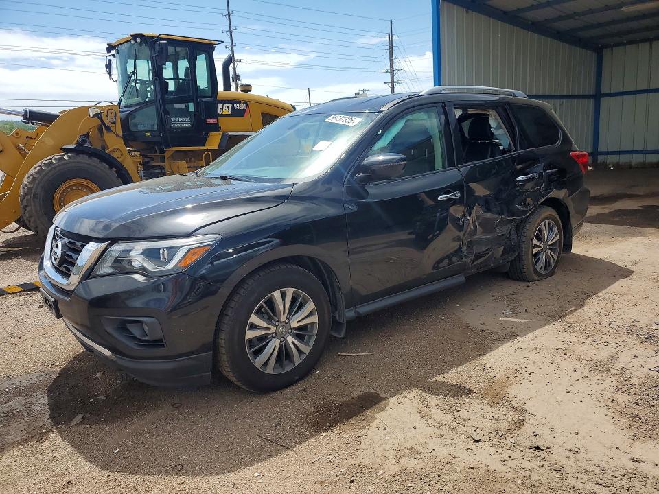 2019 Nissan Pathfinder VIN 5N1DR2MN9KC641783 COPART salvage auction — SIDE, CO - SALVAGE TITLE, sold $900 on 2026-08-03 (photo 1)