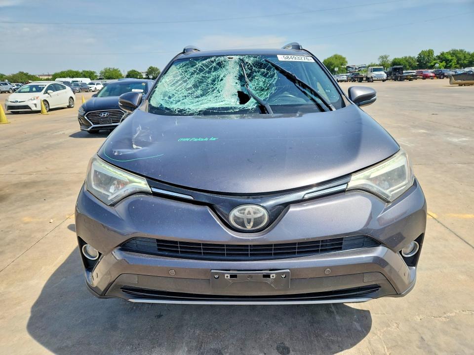 2017 Toyota VIN JTMYFREV9HJ131461 COPART salvage auction — FRONT END, TX - SALVAGE VEHICLE TITLE (P), sold $6,600 on 2026-07-09 (photo 5)