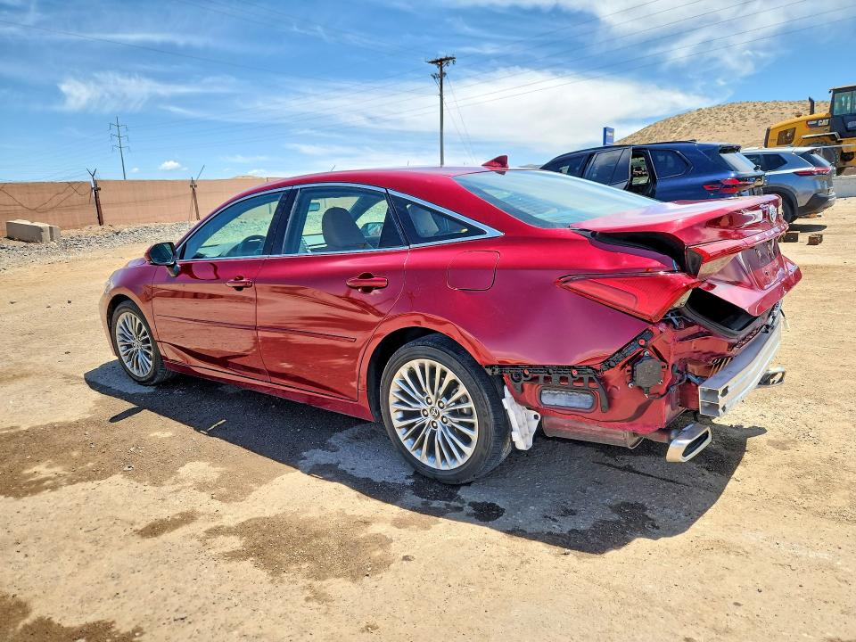 2019 Toyota Avalon VIN 4T1BZ1FB2KU033926 COPART salvage auction — REAR END, Nm - Cert Of Title-Salvage, sold $8,000 on 2026-07-16 (photo 2)