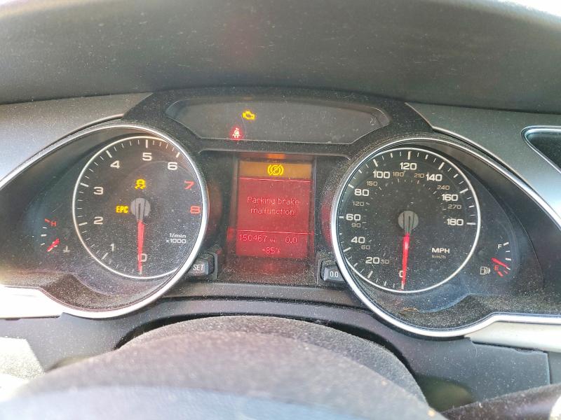 2011 Audi A5 VIN WAURFAFR0BA071212 COPART salvage auction — ROOF, Ct - Certificate Of Title, sold $1,900 on 2026-07-21 (photo 9)