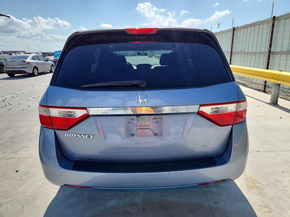 2013 Honda Odyssey VIN 5FNRL5H46DB021588 COPART salvage auction — FRONT END, Tx - Salvage Vehicle Title, sold $4,200 on 2026-07-28 (photo 6)