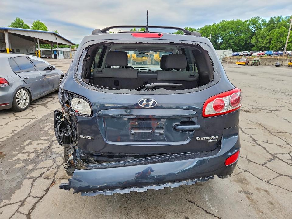 2010 Hyundai Santa fe VIN 5NMSGDAB6AH412887 COPART salvage auction — REAR END, NY - MV-907A SALVAGE CERTIFICATE, sold $1,250 on 2026-07-02 (photo 6)