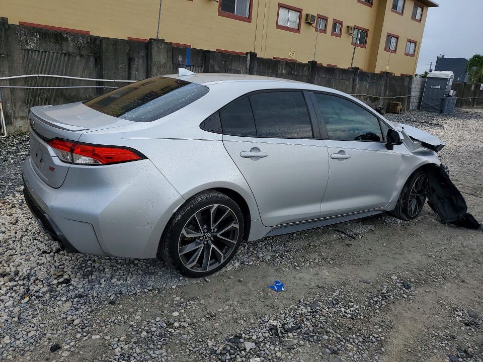 2020 Toyota Corolla VIN 5YFS4RCE4LP018925 COPART salvage auction — FRONT END, Fl - Certificate Of Destruction, sold $3,700 on 2026-07-31 (photo 3)
