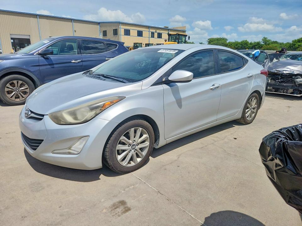 2014 Hyundai VIN KMHDH4AE8EU143821 COPART salvage auction — VANDALISM, Tx - Salvage Vehicle Title, sold $1,100 on 2026-07-30 (photo 1)