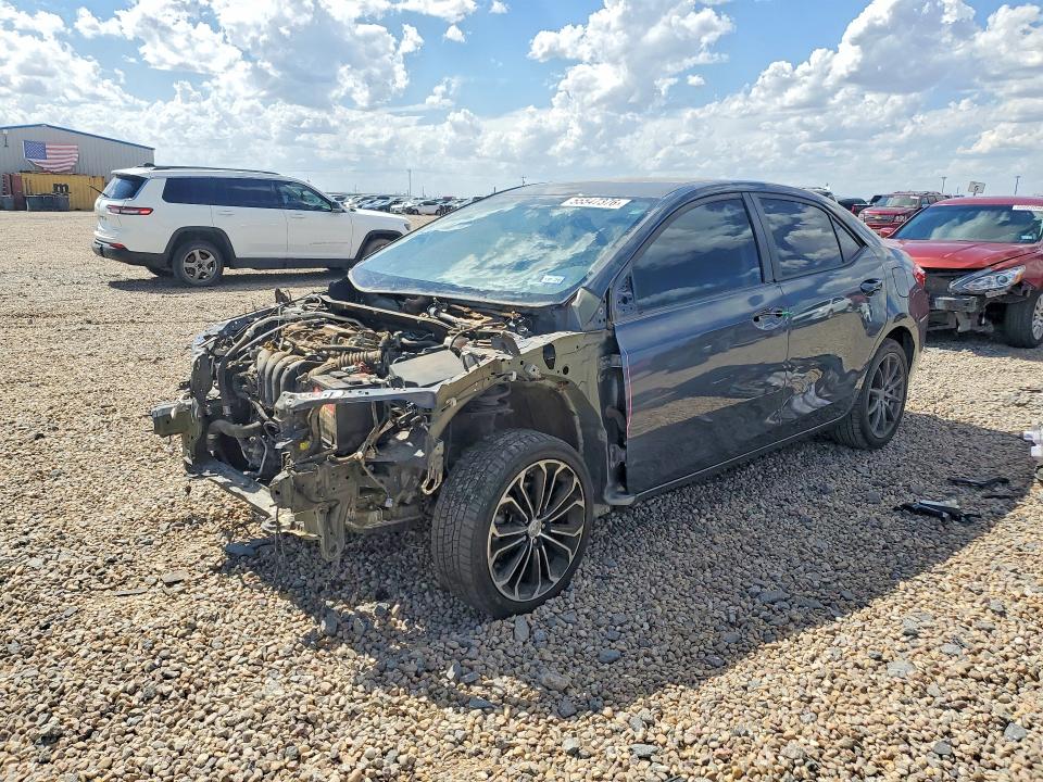 2016 Toyota Corolla VIN 5YFBURHE2GP511484 COPART salvage auction — FRONT END, Tx - Salvage Vehicle Title, sold $1,950 on 2026-07-14 (photo 1)