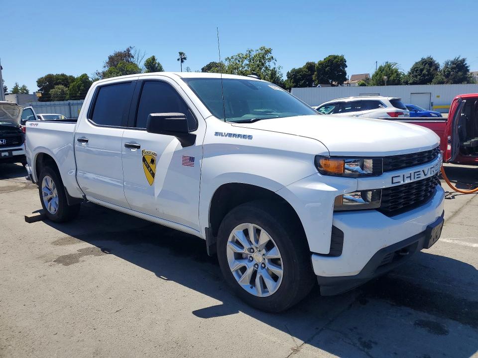 2022 Chevrolet Silverado VIN 3GCPYBEK6NG163722 COPART salvage auction — Burn Engine, CA - SALVAGE CERTIFICATE, sold $9,300 on 2026-07-02 (photo 4)