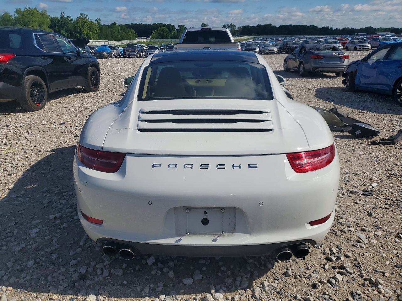 2013 Porsche 911 VIN WP0AB2A95DS122189 COPART salvage auction — Front End, MI - CERTIFICATE OF TITLE, sold $32,250 on 2026-07-02 (photo 6)
