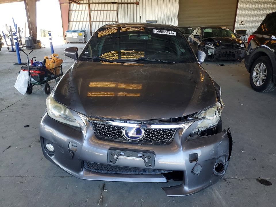 2012 Lexus Ct VIN JTHKD5BH6C2108871 COPART salvage auction — FRONT END, Ca - Salvage Certificate, sold $1,700 on 2026-07-13 (photo 5)