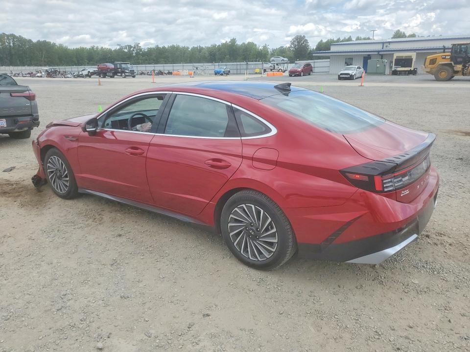 2025 Hyundai Sonata VIN KMHL54JJ0SA119933 COPART salvage auction — FRONT END, Nc - Salvage Certificate Of Title, sold $300 on 2026-07-27 (photo 2)