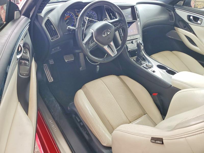2019 Infiniti Q60 VIN JN1FV7EK8KM360467 COPART salvage auction — MINOR DENT/SCRATCHES, Nm - Cert Of Title-Salvage, sold $10,000 on 2026-07-10 (photo 8)