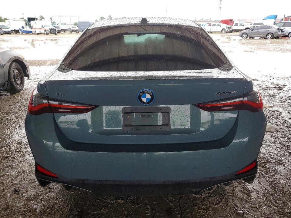 2025 BMW I4 VIN WBY23HD04SFV76388 COPART salvage auction — FRONT END, Tx - Salvage Vehicle Title, sold $7,900 on 2026-08-04 (photo 6)