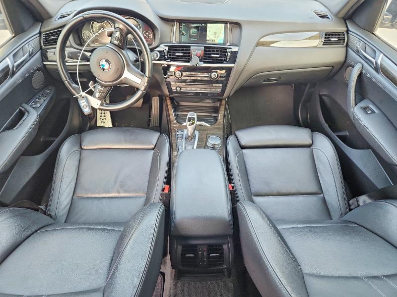 2017 BMW VIN 5UXWX7C59H0S19927 COPART salvage auction — FRONT END, Tx - Salvage Vehicle Title, sold $3,800 on 2026-07-24 (photo 8)