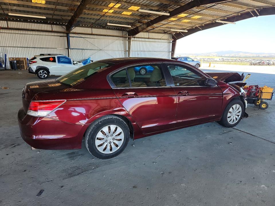 2010 Honda Accord VIN 1HGCP2F38AA042628 COPART salvage auction — FRONT END, CA - SALVAGE CERTIFICATE, sold $575 on 2026-07-09 (photo 3)