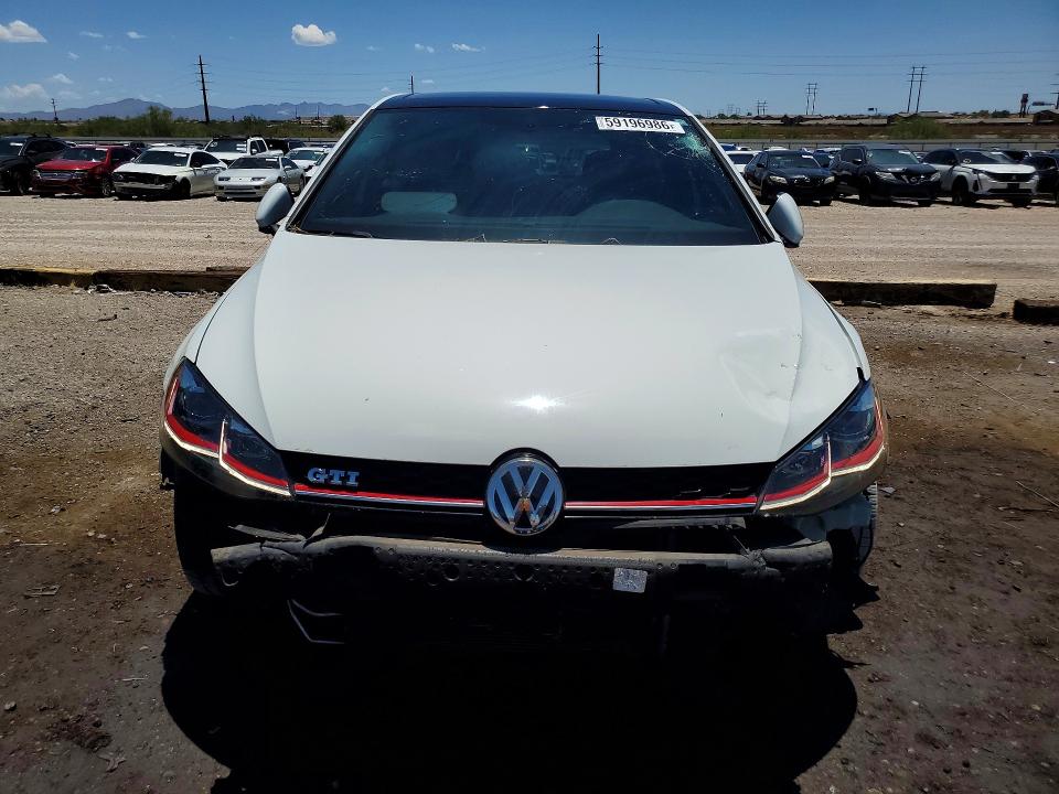 2018 Volkswagen Gti VIN 3VW547AU8JM253809 COPART salvage auction — UNDERCARRIAGE, Az - Cert Of Title - Salvage, sold $7,200 on 2026-07-10 (photo 5)