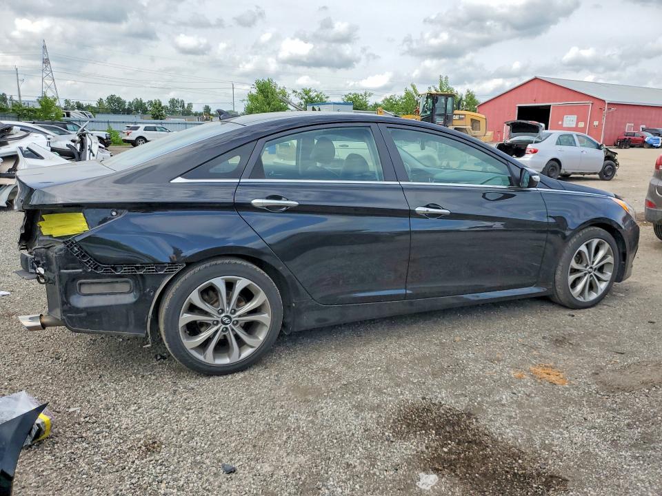 2014 Hyundai Sonata VIN 5NPEC4AB5EH926926 COPART salvage auction — REAR END, On - Permit Salvage, sold $1,500 on 2026-07-14 (photo 3)
