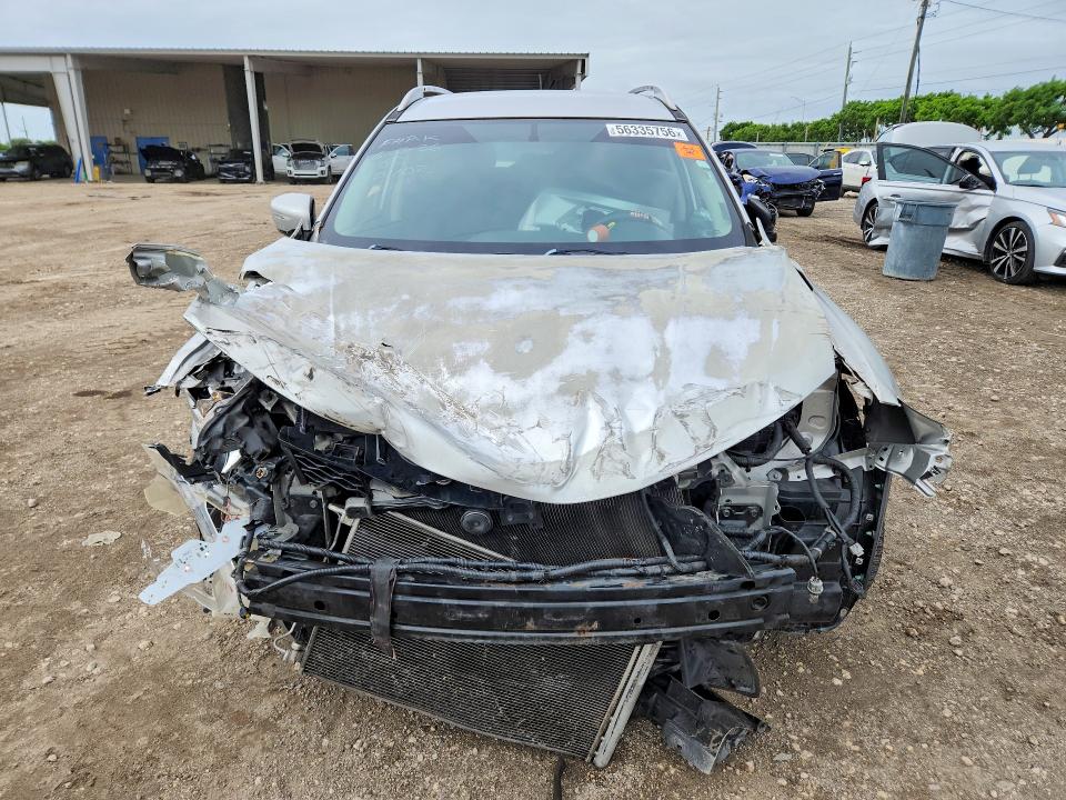 2015 Nissan Rogue VIN KNMAT2MT1FP527802 COPART salvage auction — FRONT END, Fl - Cert Of Ttl-Rebuilt&Slvg Rbld, sold $400 on 2026-07-15 (photo 5)
