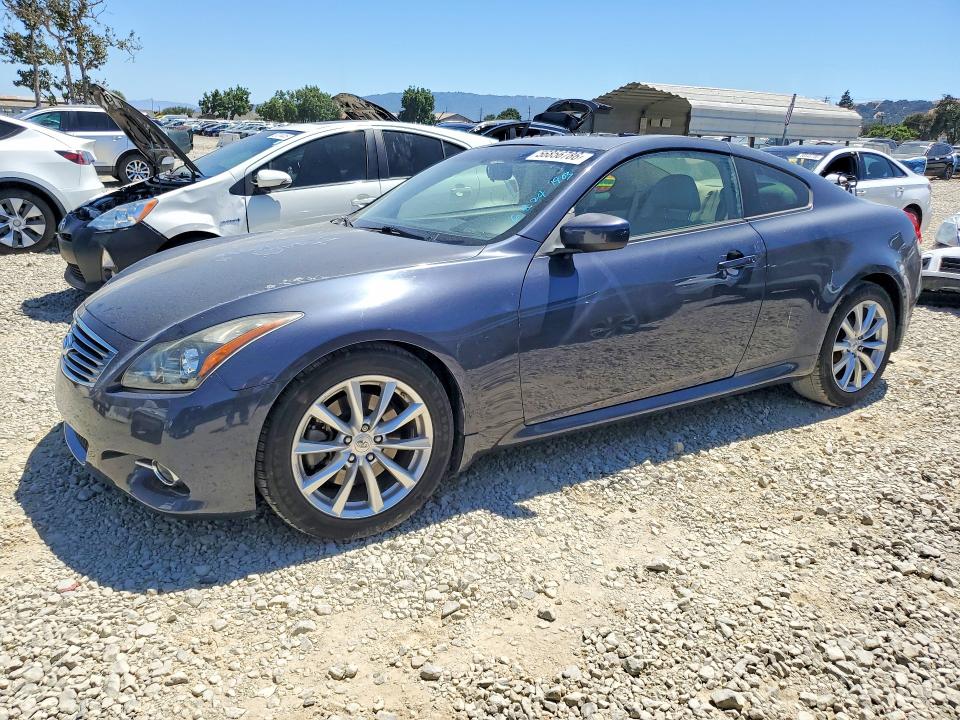 2013 Infiniti G37 VIN JN1CV6EK6DM922284 COPART salvage auction — VANDALISM, Ca - Salvage Certificate, sold $100 on 2026-07-30 (photo 1)