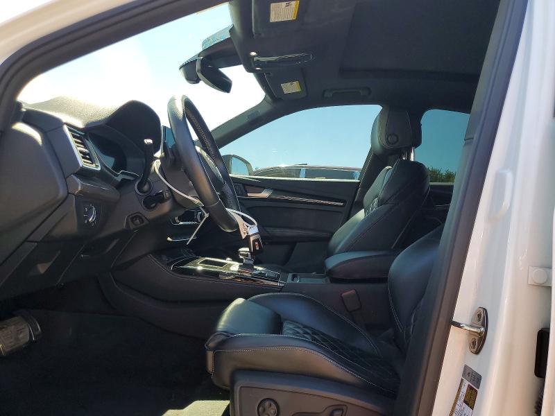 2021 Audi Sq5 VIN WA124AFY3M2083217 COPART salvage auction — SIDE, CA - SALVAGE CERTIFICATE, sold $17,000 on 2026-07-28 (photo 7)