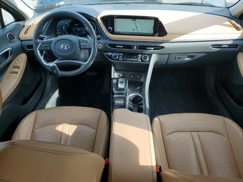 2021 Hyundai Sonata VIN KMHL54JJXMA033547 COPART salvage auction — UNDERCARRIAGE, PA - CERTIFICATE OF SALVAGE, sold $8,300 on 2026-07-23 (photo 8)