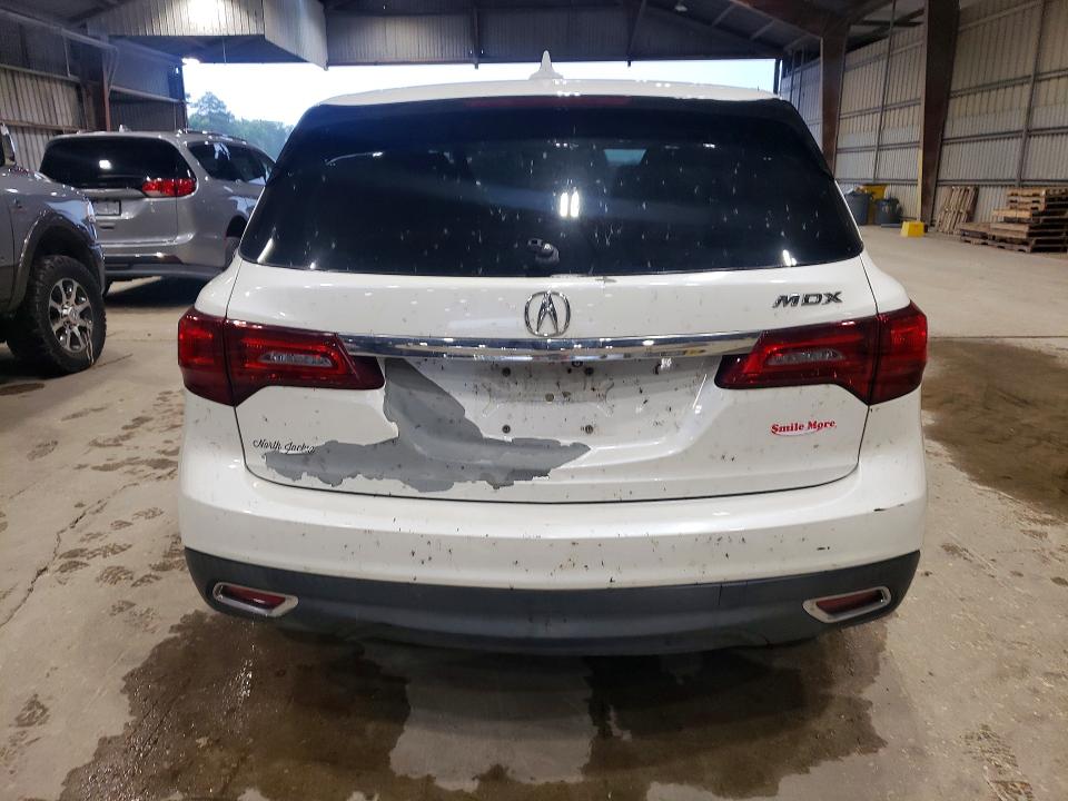 2016 Acura Mdx VIN 5FRYD3H20GB003036 COPART salvage auction — MINOR DENT/SCRATCHES, Ms - Certificate Of Title (P), sold $3,450 on 2026-07-22 (photo 6)