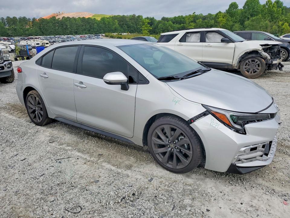 2025 Toyota VIN 5YFS4MCE8SP248243 COPART salvage auction — FRONT END, Ga - Cert Of Title-Salvage, sold $625 on 2026-07-27 (photo 4)