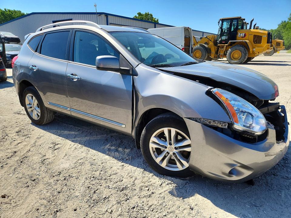 2013 Nissan Rogue VIN JN8AS5MT6DW545188 COPART salvage auction — FRONT END, Va - Cert Of Title - Salvage, sold $400 on 2026-07-07 (photo 4)