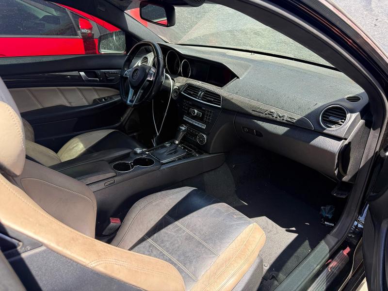 2013 Mercedes-benz C-klasse amg VIN WDDGJ7HBXDG068691 COPART salvage auction — FRONT END, Az - Dis/Dlr/Exp Only Clean Title, sold $7,300 on 2026-07-11 (photo 5)