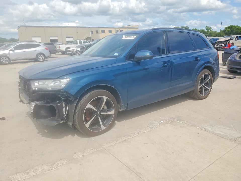 2019 Audi Q7 VIN WA1VAAF70KD029422 COPART salvage auction — FRONT END, TX - SALVAGE VEHICLE TITLE (P), sold $11,500 on 2026-07-16 (photo 1)