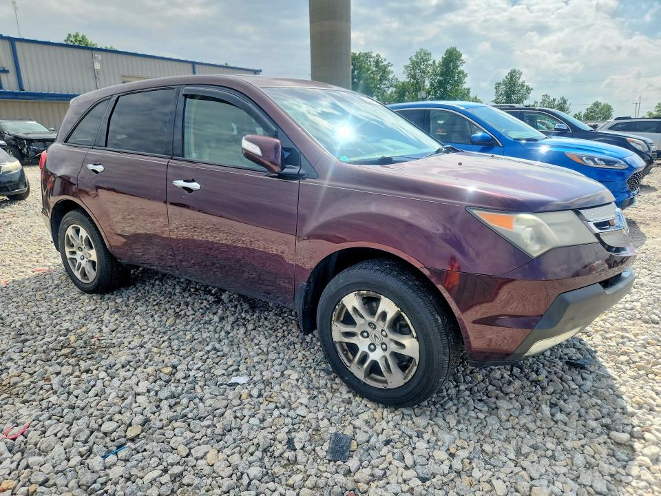 2009 Acura Mdx VIN 2HNYD28689H519604 COPART salvage auction — REAR END, Mi - Certificate Of Title, sold $875 on 2026-07-09 (photo 4)