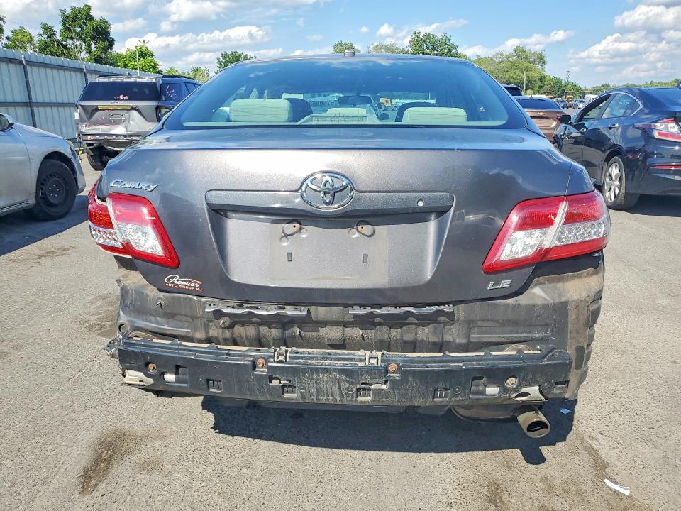 2011 Toyota Camry VIN 4T4BF3EK1BR180024 COPART salvage auction — REAR END, Nj - Cert Of Title-Salvage, sold $1,200 on 2026-07-02 (photo 6)