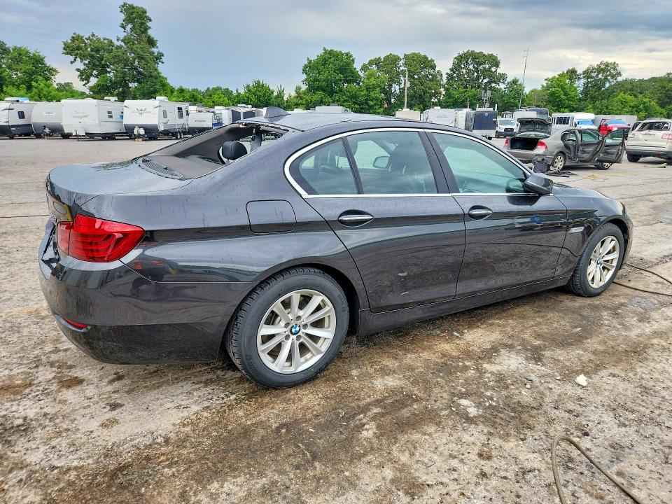 2014 BMW 5er VIN WBA5A7C54ED613903 COPART salvage auction — HAIL, Mo - Salvage Certificate Of Title, sold $2,050 on 2026-07-27 (photo 3)