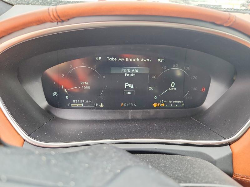 2019 Lincoln VIN 2LMPJ9JP2KBL41462 COPART salvage auction — FRONT END, Tx - Salvage Vehicle Title, sold $6,400 on 2026-07-02 (photo 9)