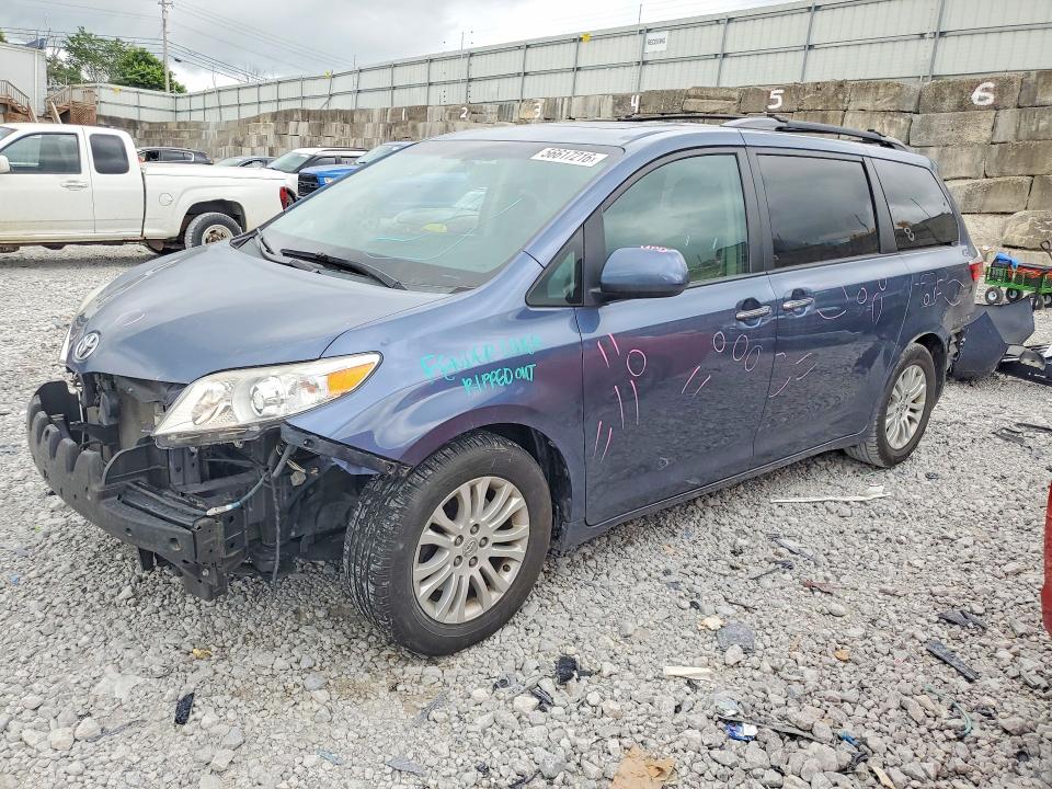 2015 Toyota VIN 5TDYK3DCXFS671748 COPART salvage auction — FRONT END, Oh - Cert Of Title-Salvage, sold $2,200 on 2026-07-03 (photo 1)
