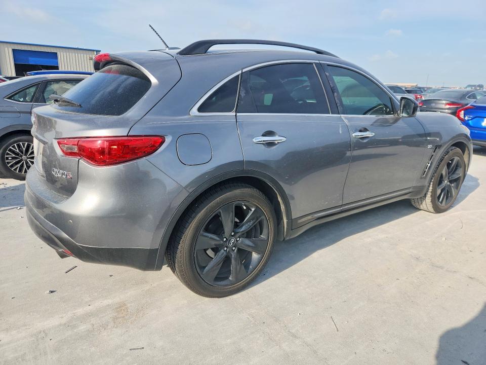 2017 Infiniti Qx70 VIN JN8CS1MU8HM143779 COPART salvage auction — NORMAL WEAR, Tx - Certificate Of Title, sold $1,750 on 2026-07-04 (photo 3)