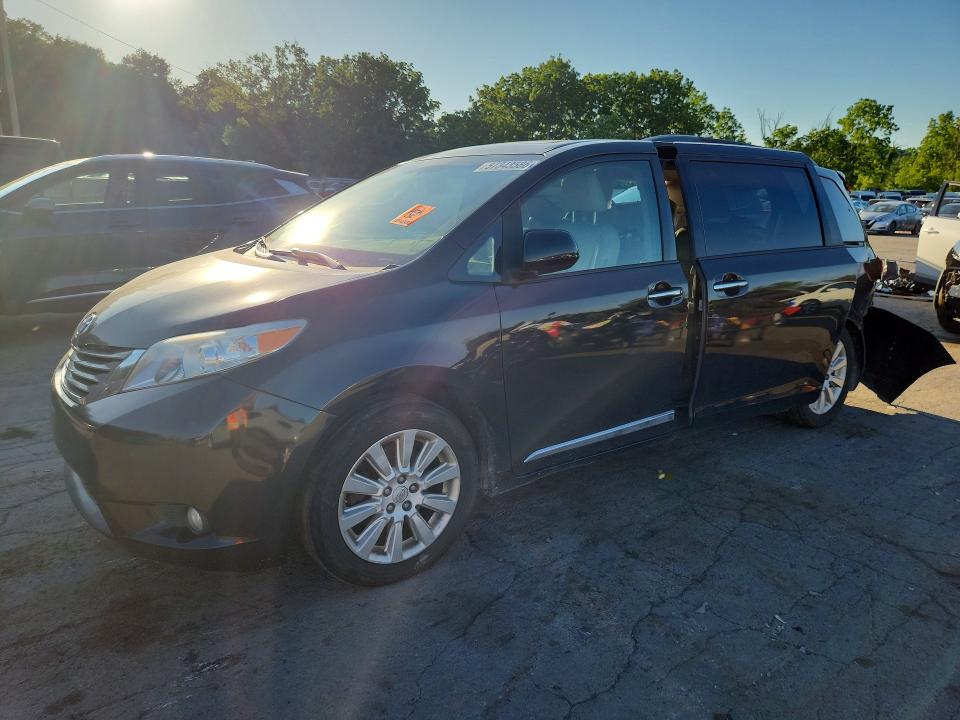 2011 Toyota Sienna VIN 5TDDK3DC4BS026859 COPART salvage auction — REAR END, NY - MV-907A SALVAGE CERTIFICATE, sold $1,200 on 2026-07-16 (photo 1)