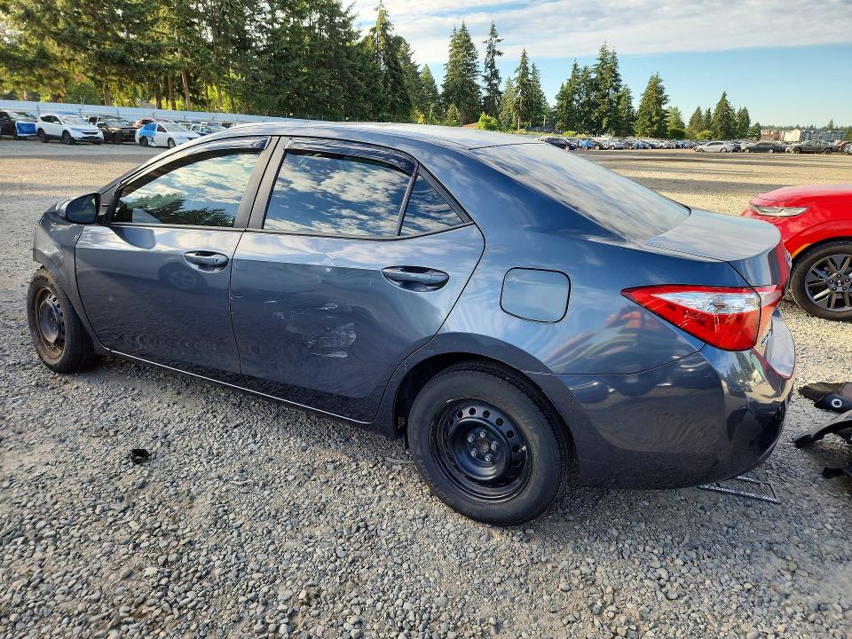 2016 Toyota Corolla VIN 5YFBURHE7GP510864 COPART salvage auction — FRONT END, Wa - Bill Of Sale, sold $1,650 on 2026-07-07 (photo 2)
