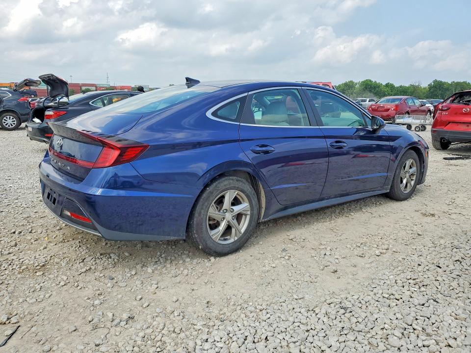 2021 Hyundai Sonata VIN 5NPEG4JA9MH111204 COPART salvage auction — REAR END, Oh - Cert Of Title-Salvage, sold $4,300 on 2026-07-07 (photo 3)